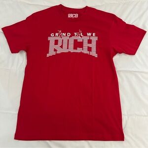 Red Men's Short Sleeve Tee